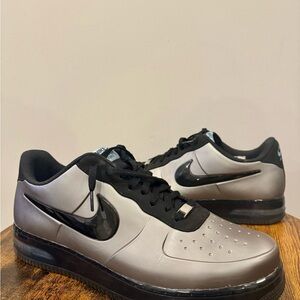 Metallic Grey Nike Air Force One AF1 Foamposite Size 14 Men’s